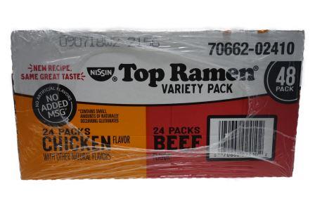 Ramen Beef And Chicken Noodle Soup 48 ct